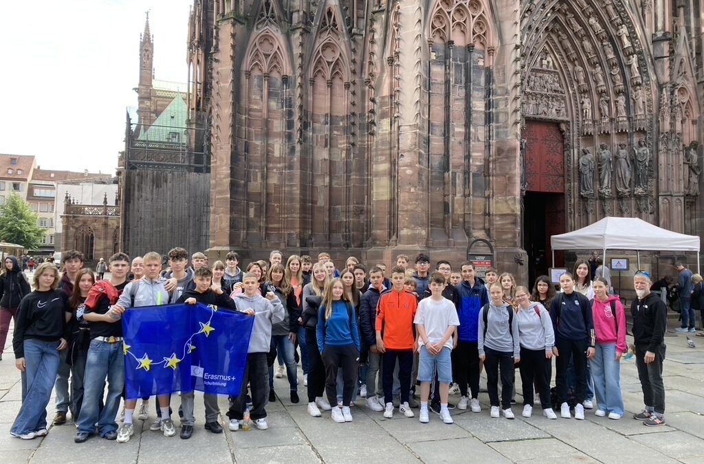 Deutsch-französisches Austauschbegegnung in der Hauptstadt Europas