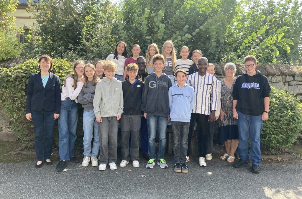 Besuch aus Burkina Faso an der Martin-Luther-Schule Rimbach