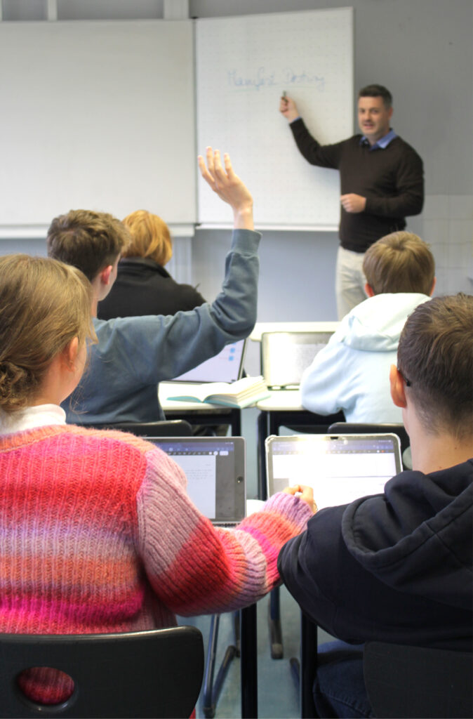 Oberstufe Foto beschnitten